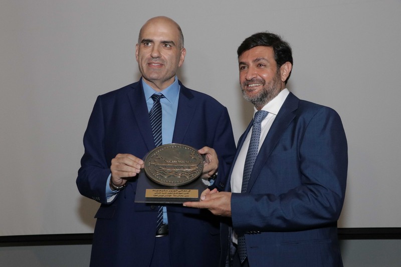 The ministry of Agriculture Honoring former minister Salim Wardy